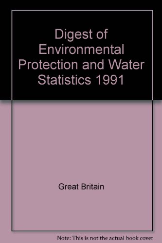 Book Digest Of Environmental Protection & Water Statistics 1991 free