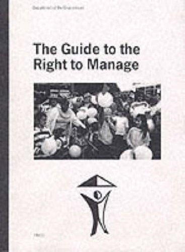 Book Guide To The Right To Manage free