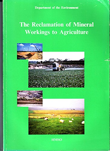 Book The Reclamation of Mineral Workings to Agriculture free