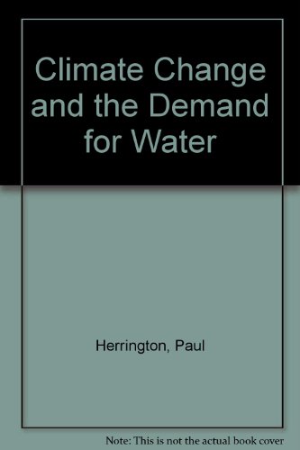 Book Climate Change and the Demand for Water free