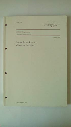 Book Private Sector Renewal: A Strategic Approach (circular: 1996/17) free