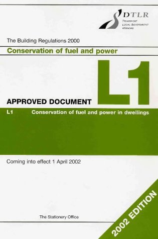 Book The Building Regulations 2000 Approved Document L 2002 Edition : Conservation Of Fuel And Power In Dwellings free