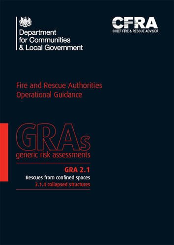 Book Generic Risk Assessment 2.1.4, Rescues from Confined Spaces, Collapsed Structures free