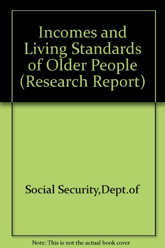 Book Incomes & Living Standards of Older People: A Comparative Analysis free