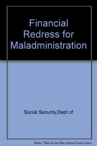 Book Financial Redress for Maladministration free