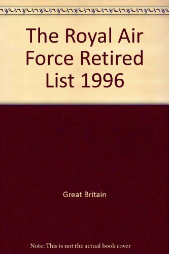 Book The Royal Air Force Retired List 1996 free
