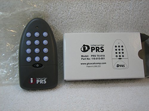 Book interwrite PRS Model: PRS TX-01A Part No: 118-015-001 Personal Response System Transmitter (GTCO Calcomp) free