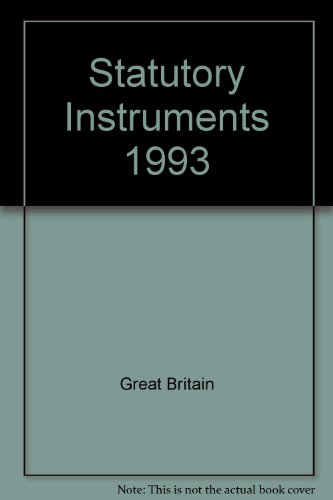 Book Statutory Instruments - Sections 1-4, 1st September-31st December free