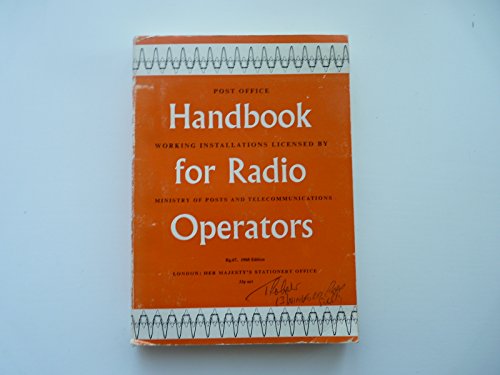 Book Handbook for radio operators working installations licensed by Ministry of Posts and Telecommunications free