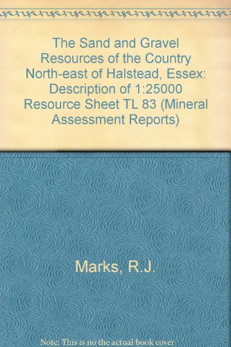 Book Mineral Assessment Report The Sand (mineral Assessment Reports) free