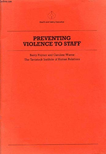 Book Preventing Violence To Staff free