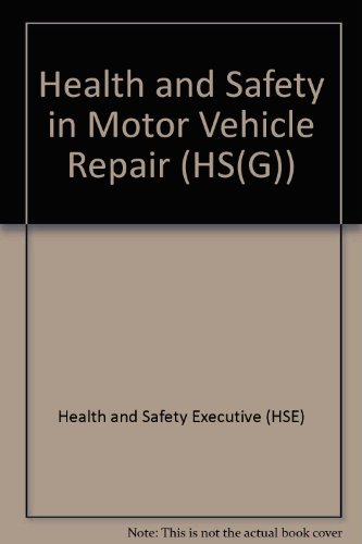 Book Health And Safety In Motor Vehicle Repair (hs(g)) free