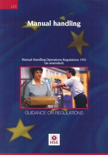 Book Manual handling: Manual handling operations regulations 1992, guidance on regulations L23 free