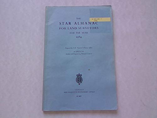 Book The Star Almanac for Land Surveyors 1984 free