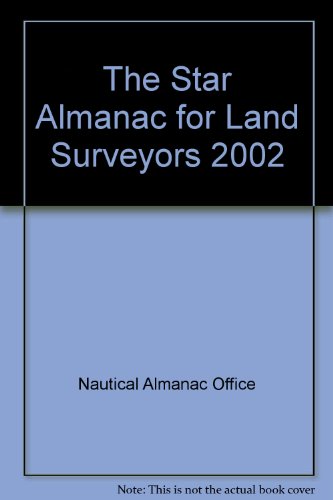 Book The Star Almanac For Land Surveyors 2002 free