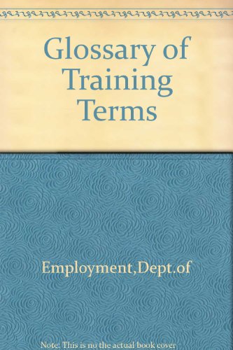 Book Glossary Of Training Terms free