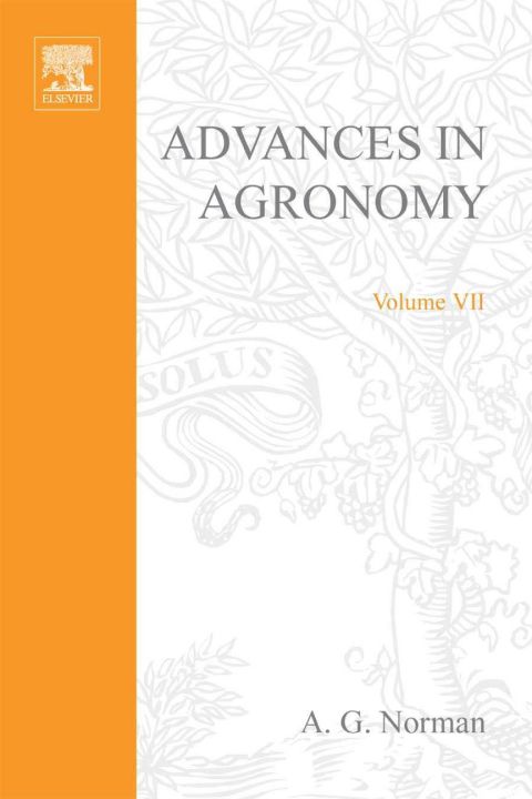 Book ADVANCES IN AGRONOMY VOLUME 7 free