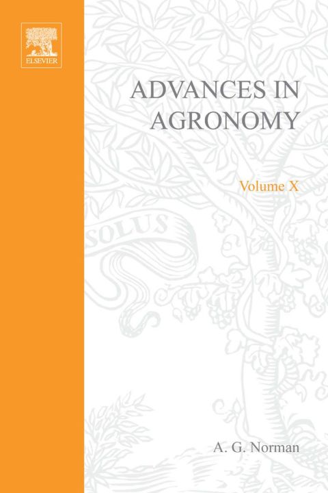 Book ADVANCES IN AGRONOMY VOLUME 10 free