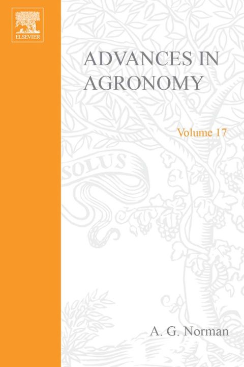 Book ADVANCES IN AGRONOMY VOLUME 17 free