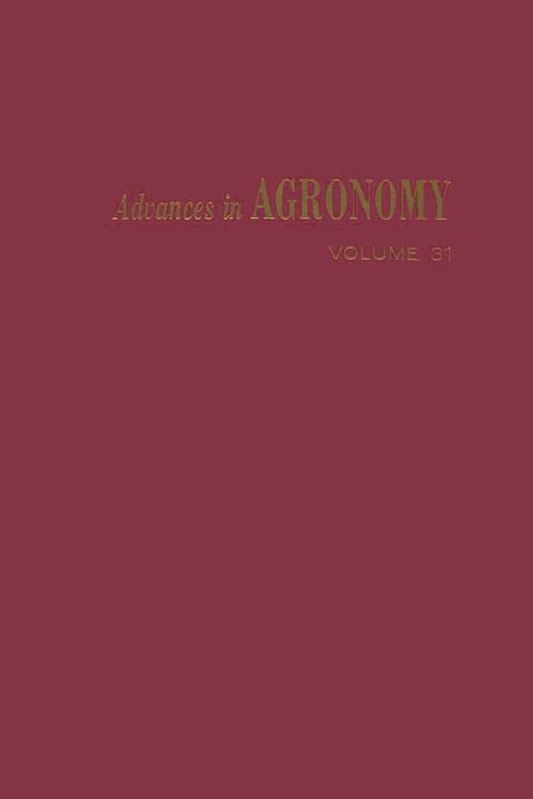 Book ADVANCES IN AGRONOMY VOLUME 31, Volume 31 (v. 31) free
