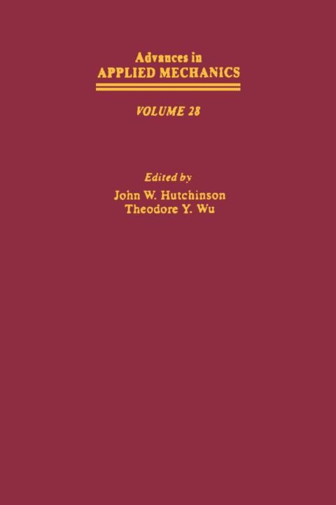 Book Advances in Applied Mechanics, Vol. 28 free