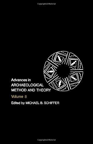 Book Advances In Archaeological Method And Theory, Vol. 8 free