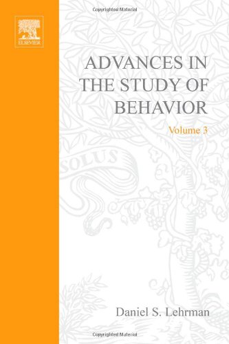 Book ADVANCES IN THE STUDY OF BEHAVIOR VOL 3, Volume 3 (v. 3) free