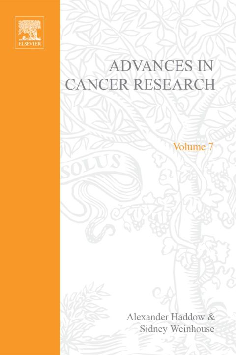 Book ADVANCES IN CANCER RESEARCH, VOLUME 7, Volume 7 free