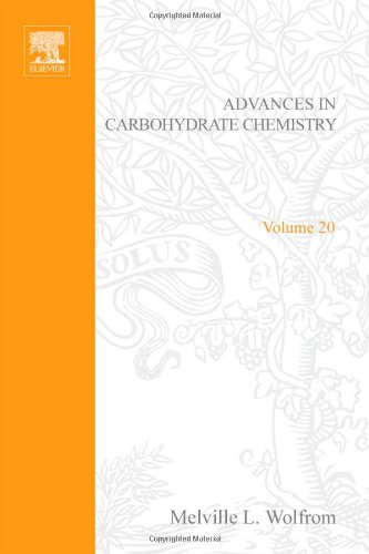 Book ADVANCES IN CARBOHYDRATE CHEMISTRY VOL20 free