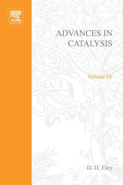 Book ADVANCES IN CATALYSIS VOLUME 9 free