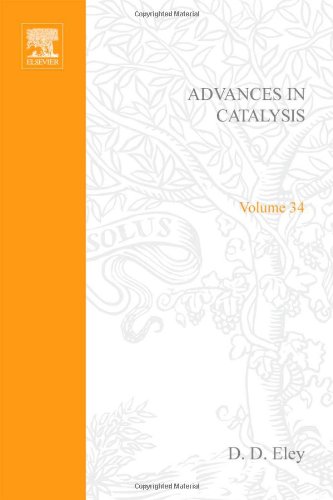 Book ADVANCES IN CATALYSIS VOLUME 34 free