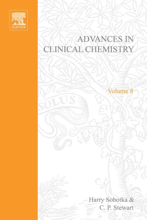 Book ADVANCES IN CLINICAL CHEMISTRY VOL 8 free