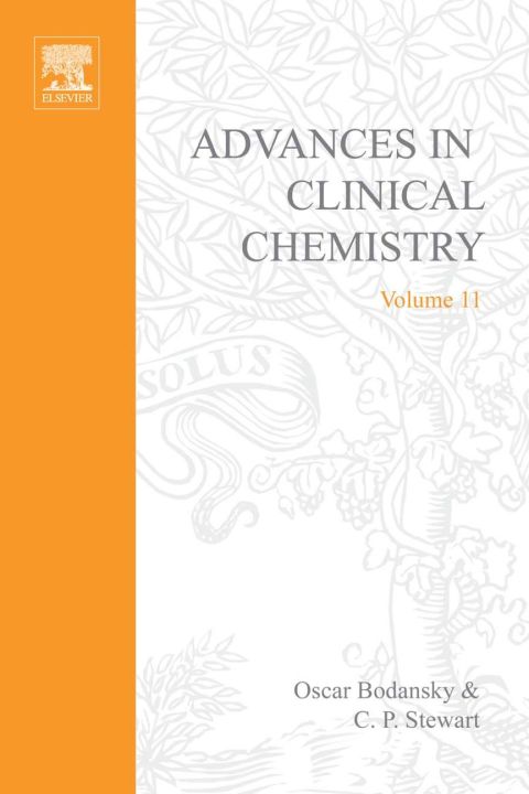 Book ADVANCES IN CLINICAL CHEMISTRY VOL 11 free