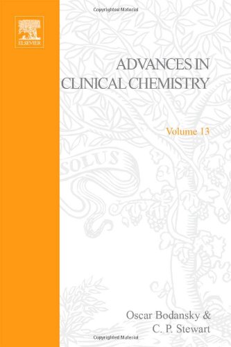 Book ADVANCES IN CLINICAL CHEMISTRY VOL 13, Volume 13 (v. 13) free