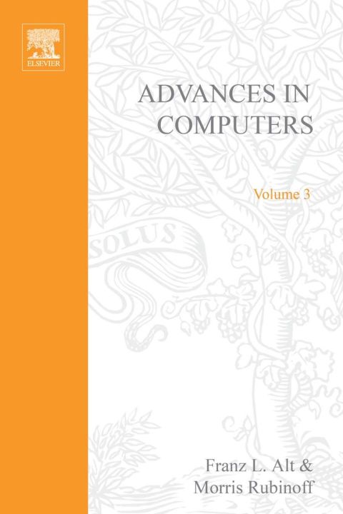 Book ADVANCES IN COMPUTERS VOL 3 free