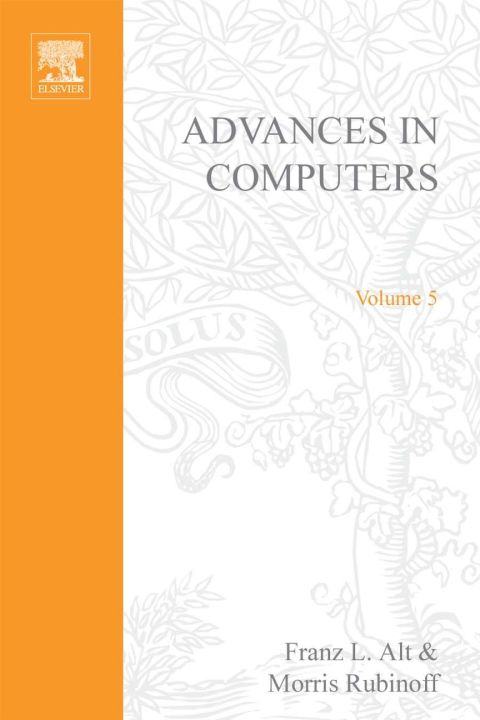 Book Advances in Computers, Vol. 5 (v. 5) free