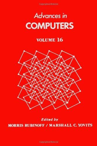 Book Advances in Computers, Vol. 16 free
