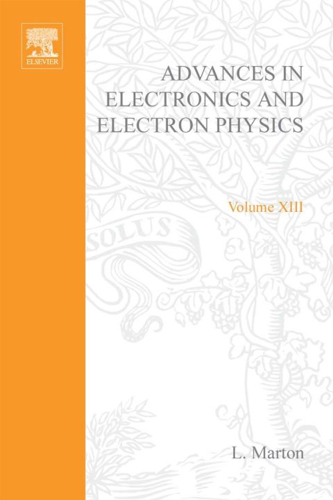 Book ADVANCES ELECTRONC &ELECTRON PHYSICS V13 free