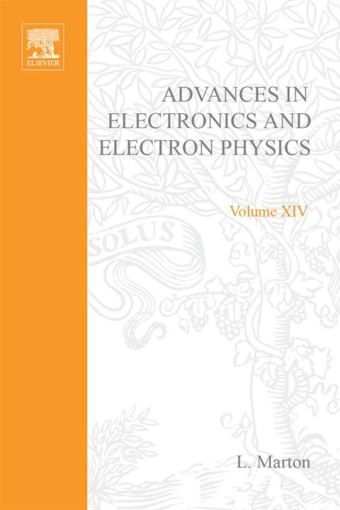 Book ADVANCES ELECTRONC &ELECTRON PHYSICS V14 free