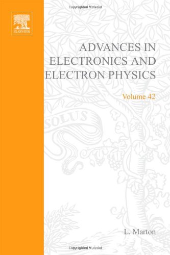 Book ADVANCES ELECTRONC &ELECTRON PHYSICS V42 free