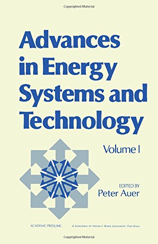 Book Advances in Energy Systems and Technology (Serial Publication Ser) (v. 1) free