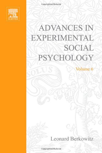 Book ADV EXPERIMENTAL SOCIAL PSYCHOLOGY,VOL 6, Volume 6 free