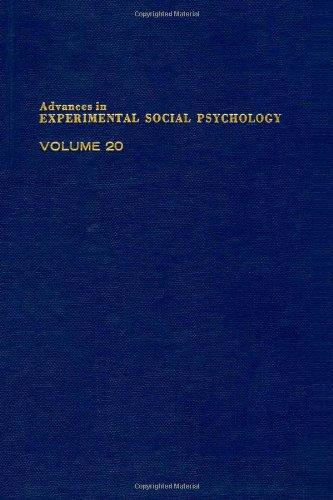 Book Advances in Experimental Social Psychology, Vol. 20 free
