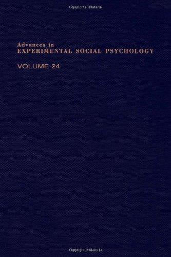Book Advances in Experimental Social Psychology, Vol. 24 free