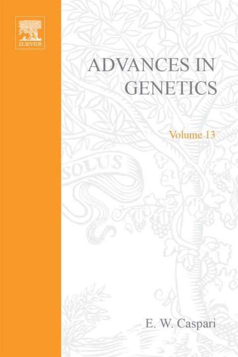Book ADVANCES IN GENETICS VOLUME 13 free