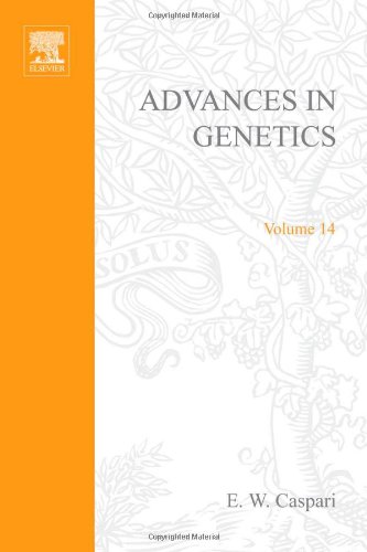 Book ADVANCES IN GENETICS VOLUME 14 free
