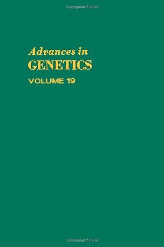 Book ADVANCES IN GENETICS VOLUME 19, Volume 19 free