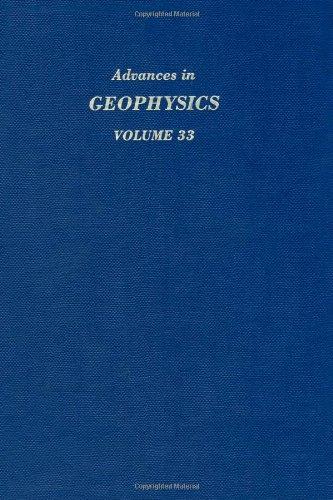 Book ADVANCES IN GEOPHYSICS VOLUME 33 free