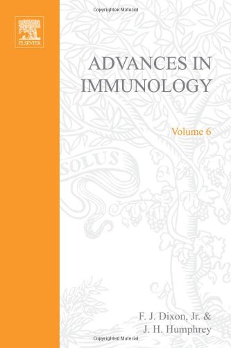 Book ADVANCES IN IMMUNOLOGY VOLUME 6 free