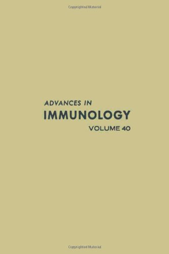 Book ADVANCES IN IMMUNOLOGY VOLUME 40, Volume 40 free
